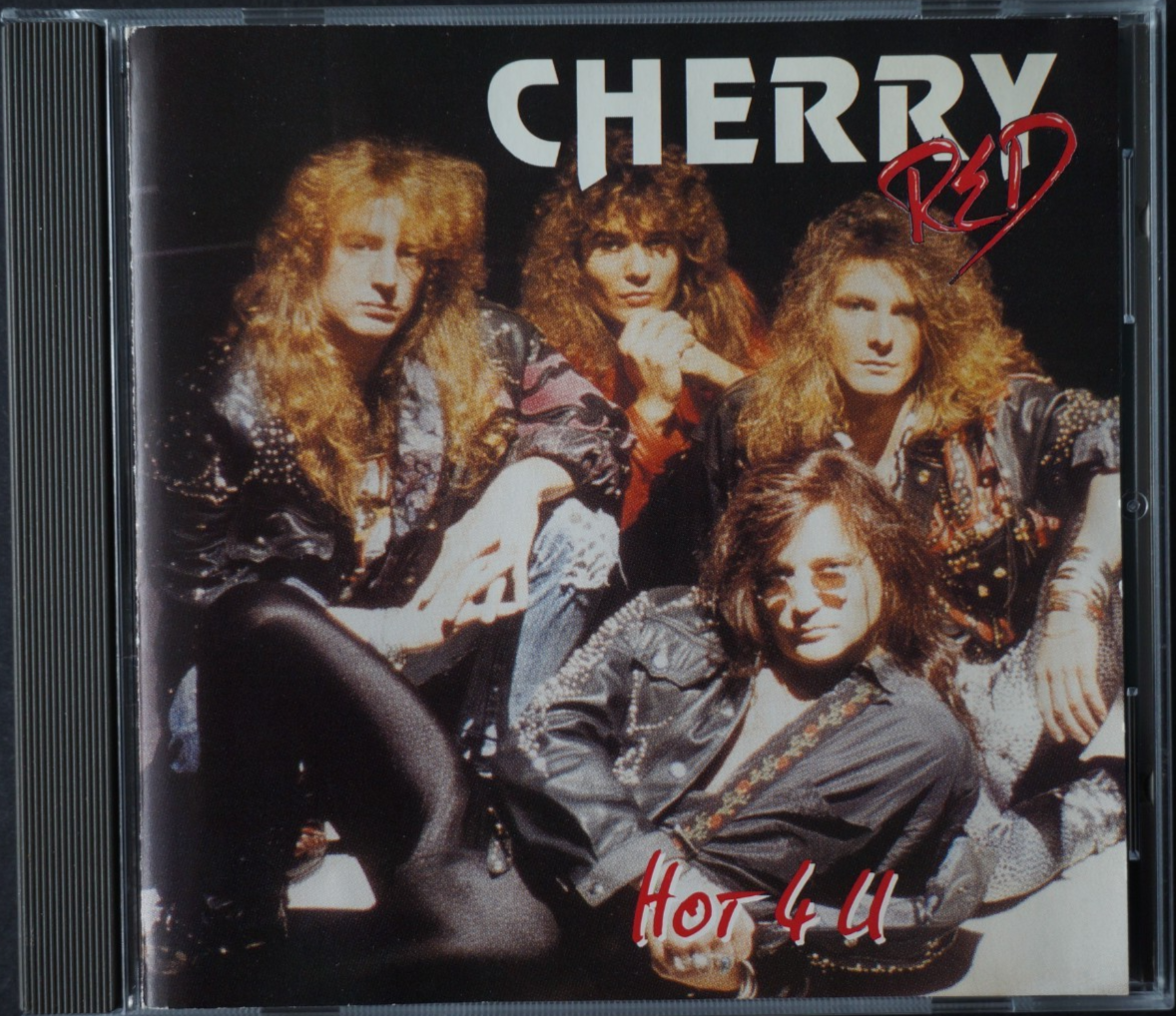 CHERRY RED - Hot 4 U CD - ULTRA RARE private Hard Rock Hair Metal indie 1993    