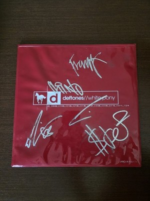 Deftones Autographed White Pony Promo Limited Edition 2x LP Red Vinyl Rare