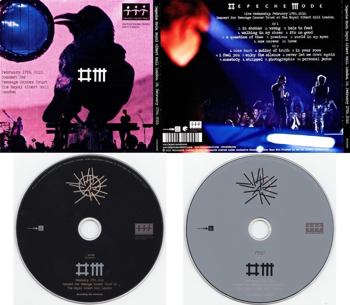 Depeche Mode - Tour Of The Universe London UK Royal 17-02-2010 2CD Live Here Now