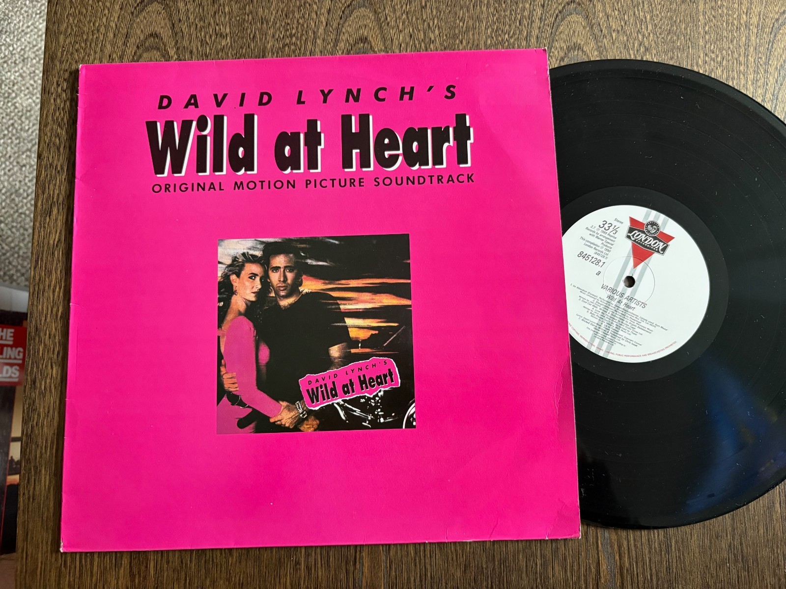  Wild At Heart  12   Vinyl Album Soundtrack David Lynch Nicolas Cage Laura Dern