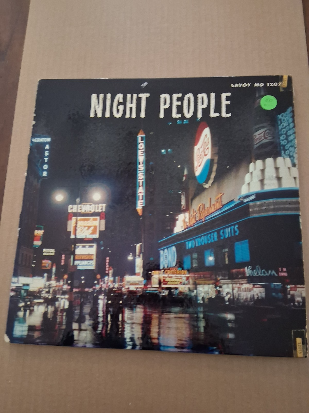 Original Night People LP w/Sahib Shihab, Savoy, Red, 12073, mono, VG 