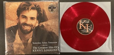 The Greatest Hits of Kenny Loggins Yesterday, Today, Tomorrow red vinyl NM