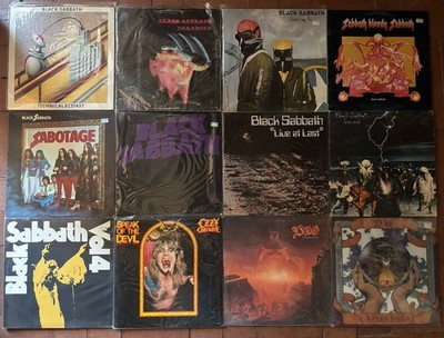 Vinyl LP Lot, Black Sabbath, Ozzy Ozbourne, Dio