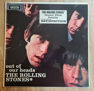 Rolling Stones LP Out Of Our Heads UK Decca Unboxed Stereo Export 1st Press     