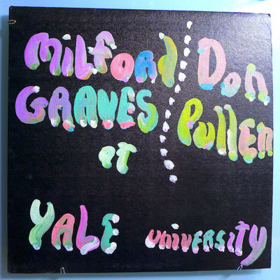 DON PULLEN MILFORD GRAVES YALE CONCERT INSANELY RARE ORIG LP HAND PAINTED COVER