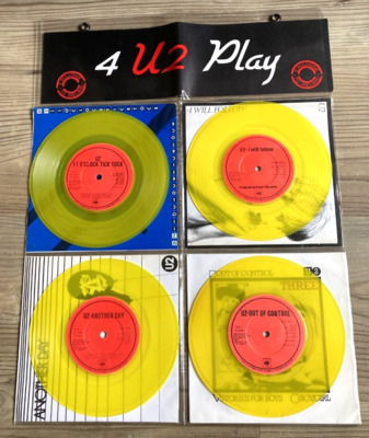 u2-4-u2-play-4-x-7-singles-cbs-irish-press-1982-4-yellow-vinyls