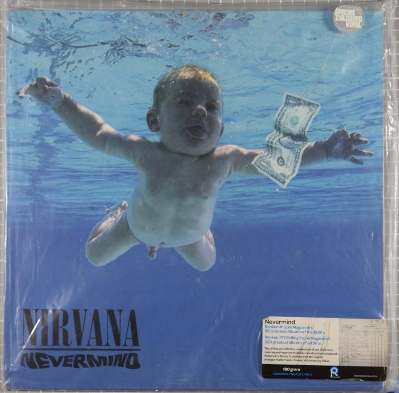 Nirvana     Nevermind  LP  2010 Blue 180g Vinyl, Mint, sealed