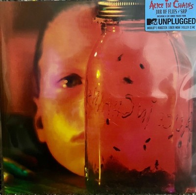 Alice In Chains Jar Of Flies Sap Unplugged 2LP Blue Marble Vinyl