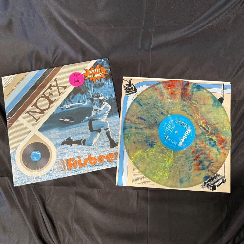 NOFX - Frisbee LP - Final Tour Edition - Limited Rainbow Splatter Color Vinyl