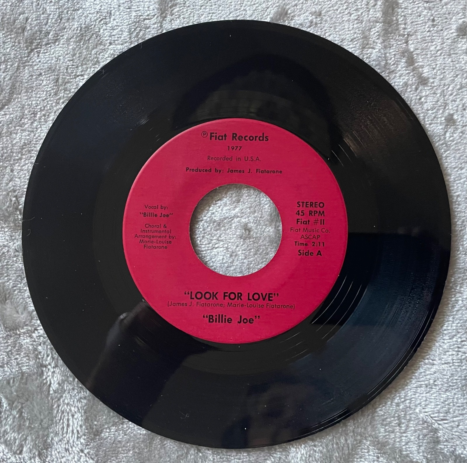 Billie Joe Armstrong  RARE   Green Day Frontman   Look For Love  45 rpm Vinyl
