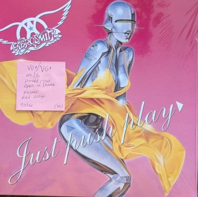 Aerosmith Just Push Play Vinyl Record VG /VG  180G 2024 No 50