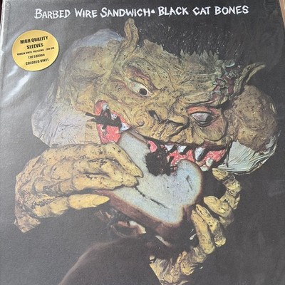 BARBED WIRE SANDWICH - BLACK CAT BONES BLACK VINYL - PSYCH TAPESTRY LIMITED LP