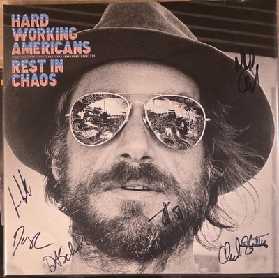 Todd Snider and Hard Working Americans Rest in Chaos LP Vinyl Record Autographed