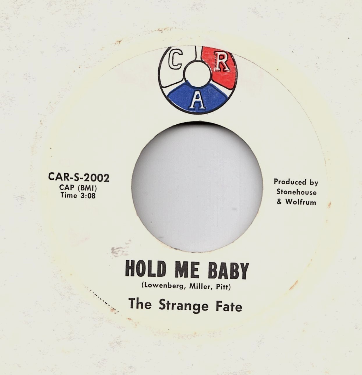 The Strange Fate 7    Hold Me Baby / Love Is like Garage fuzz psych 1st press 1966