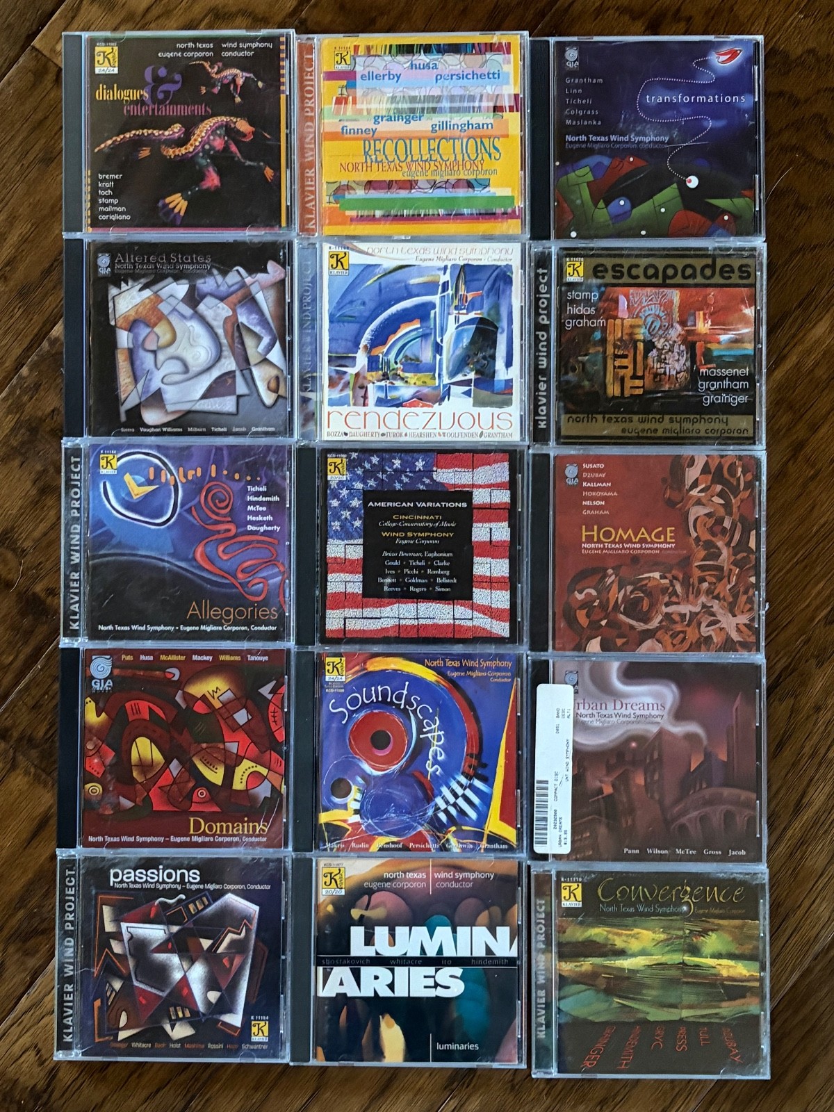 Klavier Wind Project Concert Band Wind Symphony CDs North Texas