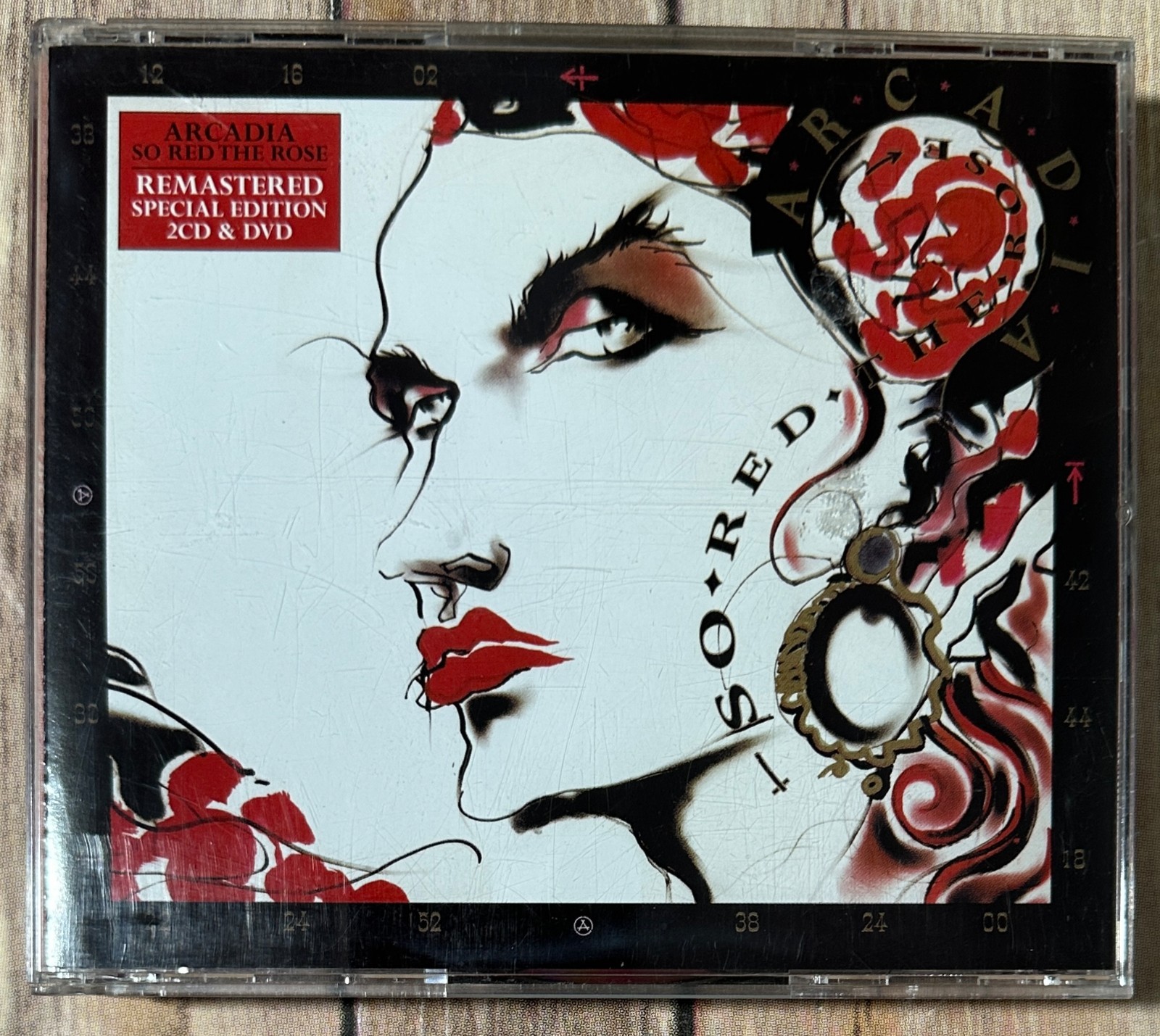 Arcadia / SO RED THE ROSE  2CD DVD      Duran Duran     PLEASE READ: NO BOOKLET