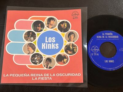 THE KINKS Little Miss Queen Of Darkness 1968 MEXICO 7  45 Psych Beat