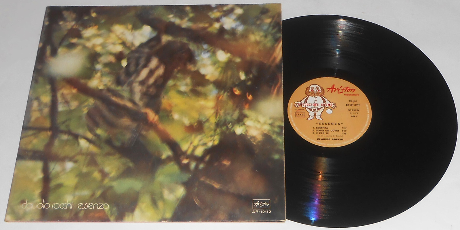 CLAUDIO ROCCHI ESSENZA LP 1973 APRIBILE   GATEFOLD
