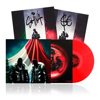 Sfera Ebbasta   Shiva - SANTANA MONEY GANG - Vinile Rosso Autografato Numerato