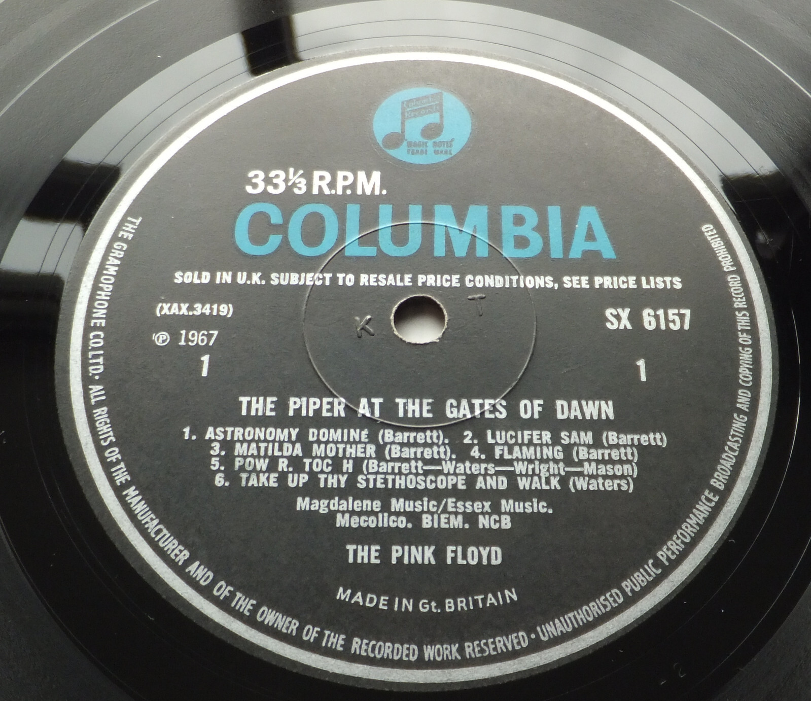 Pink Floyd     The Piper at the Gates of Dawn // Orig UK Mono 1967 LP 1G/1G Top 
