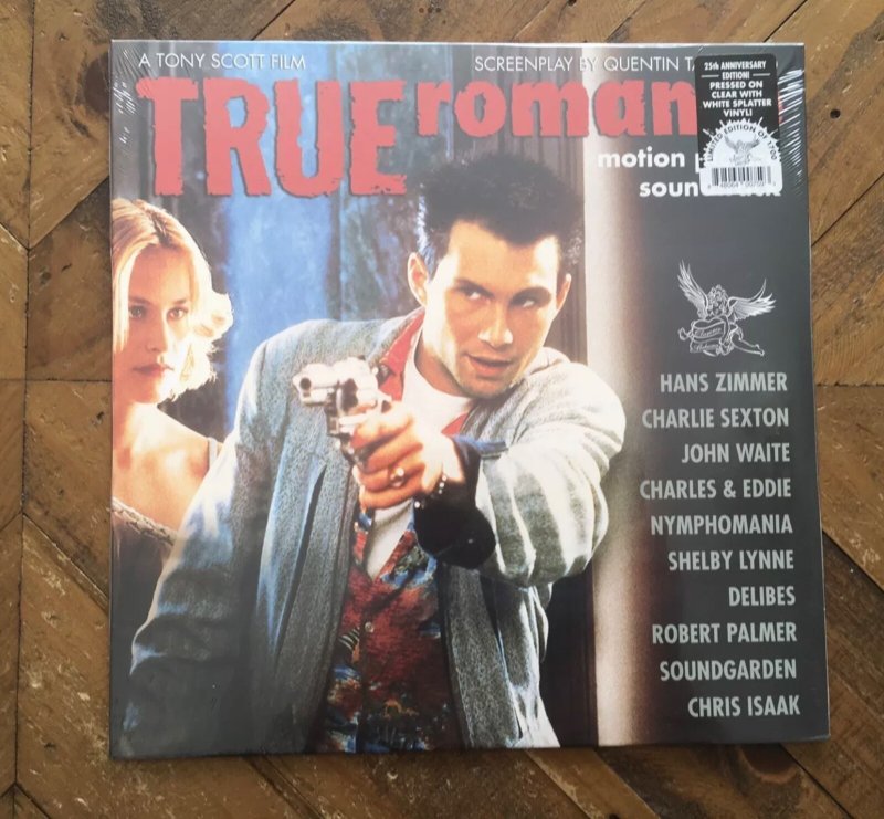 Various     True Romance  MPST   US Vinyl LP, 2018 . Clear Splatter, Sealed, Mint.