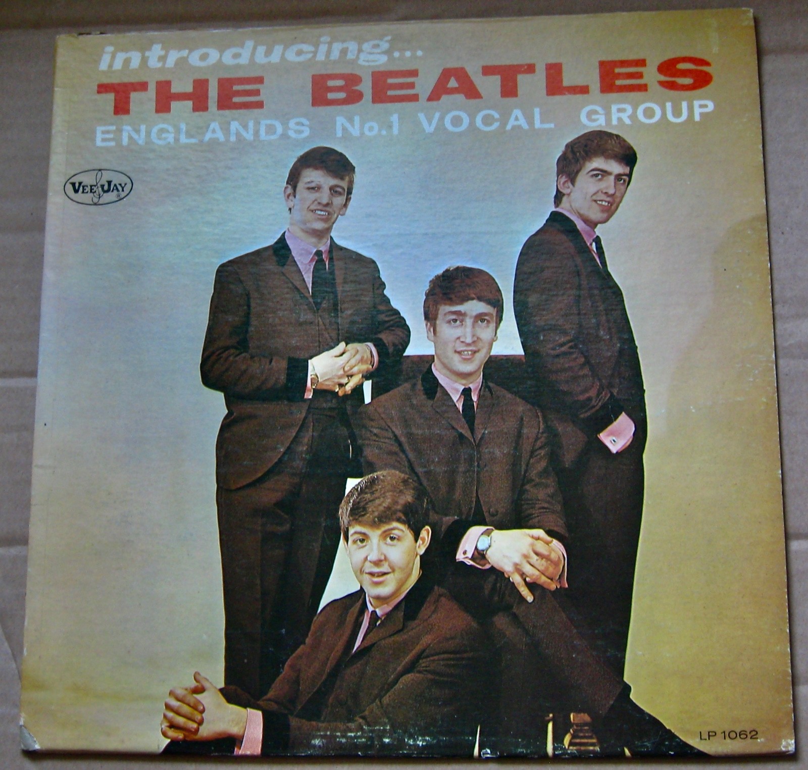 INTRODUCING THE BEATLES Version 2 Original 1st pressing 1964 Mono Vee Jay Lp EX