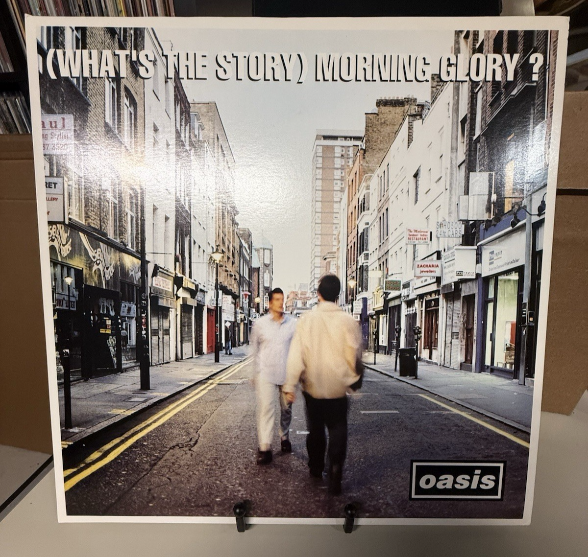 Oasis LP What s The Story Morning Glory 95 Damont Pressing Creation CRE 189 NM