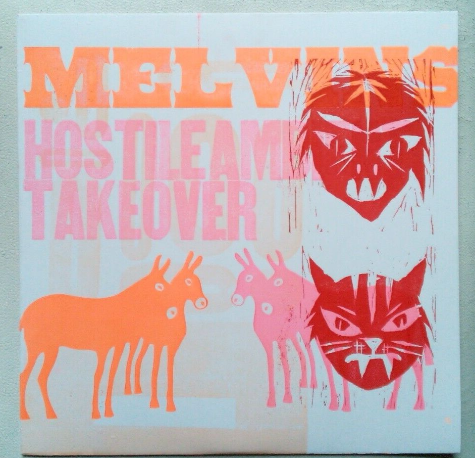 MELVINS HOSTILE AMBIENT BESIDES LETTERPRESS LP /100 nirvana mudhoney amrep ipeca