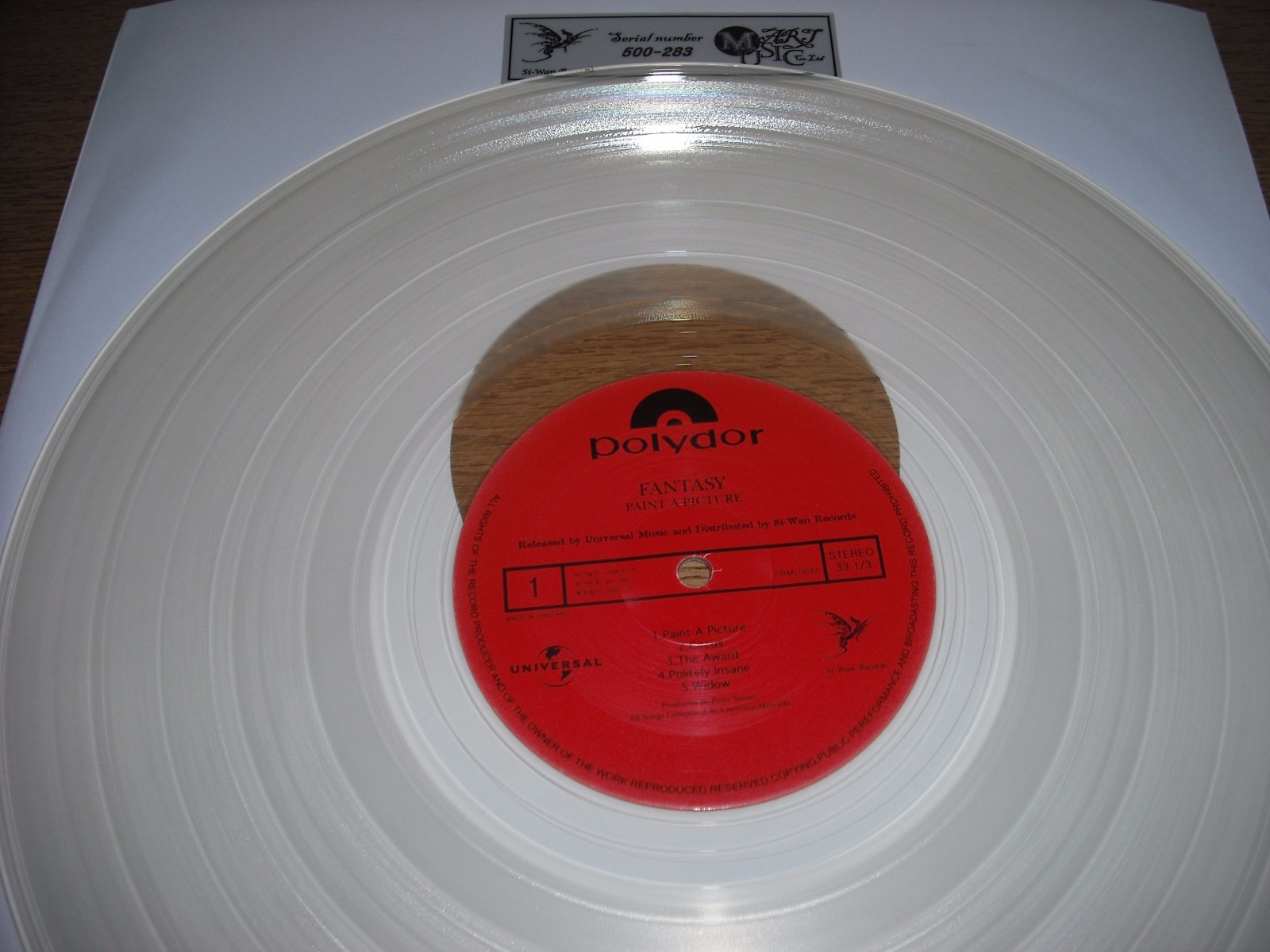 FANTASY PAINT A PICTURE SEALED UK LP clear vinyl prog cressida king crimson yes 