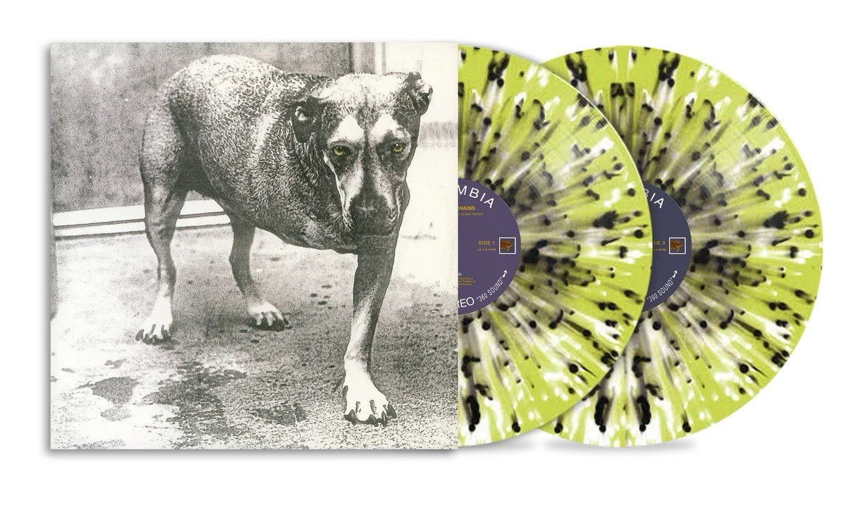 NEW ALICE IN CHAINS SELF TITLED TRIPOD 2 LP YELLOW W/ BLACK WHITE SPLATTER /4000