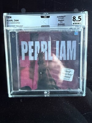 Pearl Jam Ten CD Sealed New Early Print Hype Sticker REWIND 8.5