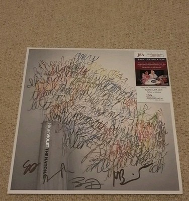 The National - High Violet Vinyl SIGNED AUTOGRAPHED - JSA