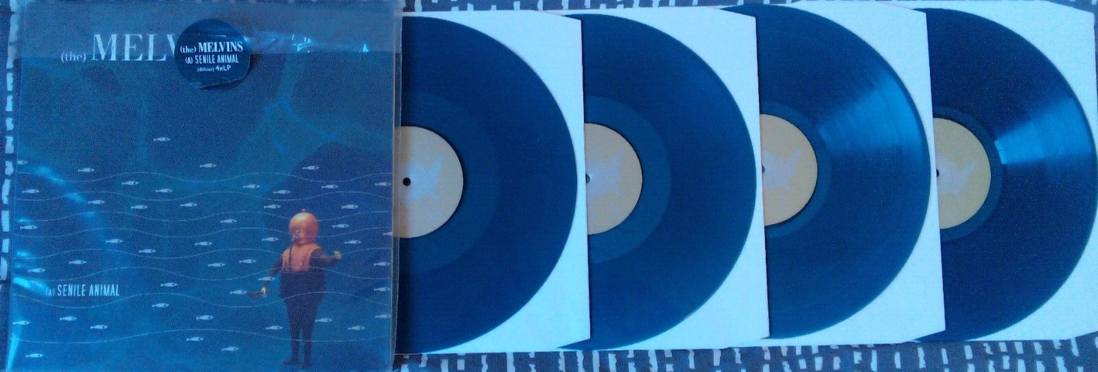 MELVINS SENILE ANIMAL 4LP BLUE /600 HYDRA HEAD nirvana mudhoney ipecac amrep