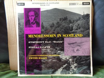 Decca SXL 2246 WBg Stereo 1Ed Mendelsohn Symphony No 3 Peter Maag NM
