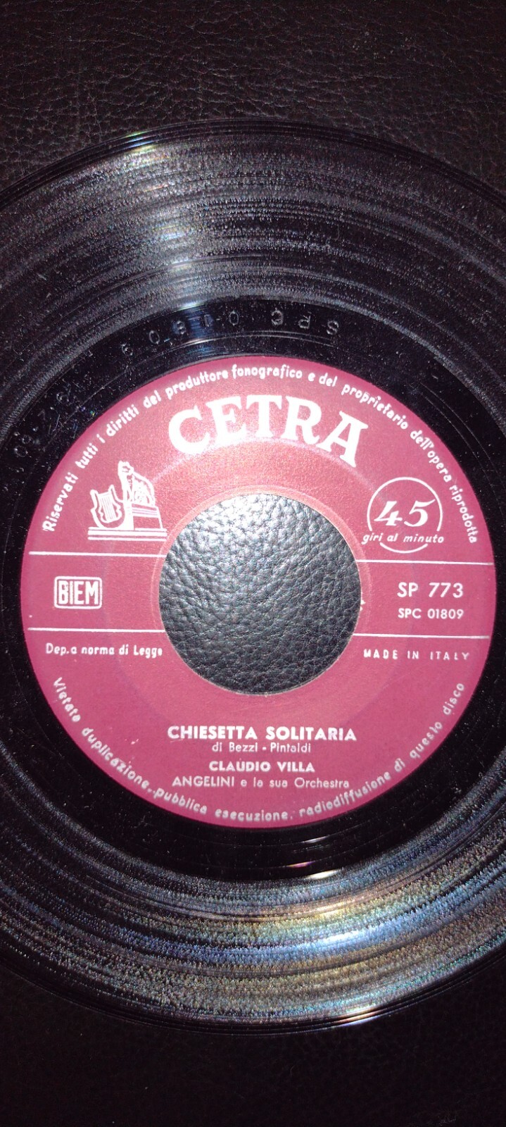 Claudio Villa        Chiesetta Solitaria / Serenatella Sciu   Sciu   7 ITA NM/M-