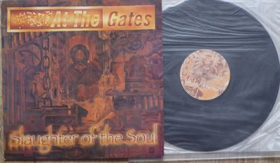 AT THE GATES Slaughter Of The Soul RARE 1ST PRESS LP Deicide GROTESQUE Merciless