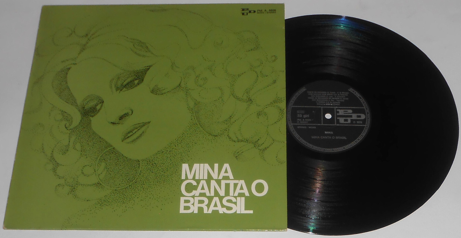 MINA CANTA O BRASIL RARE LP 1970