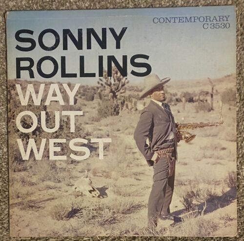SONNY ROLLINS - Way Out West - 1957 CONTEMPORARY Mono C3530 LP Vinyl Record -VG 