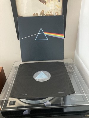 Pink Floyd Dark Side Of The Moon Vinyl 1st UK press Solid Blue Triangle 