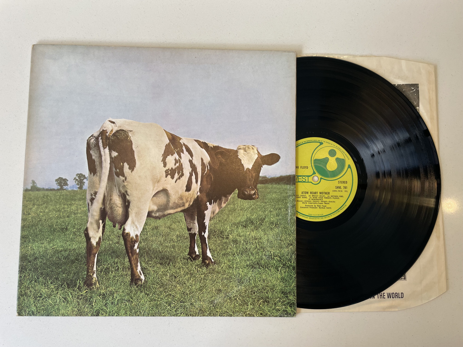 Pink Floyd - Atom Heart Mother - Vinyl LP - UK 1st Press - A1-G B1-G - No EMI 