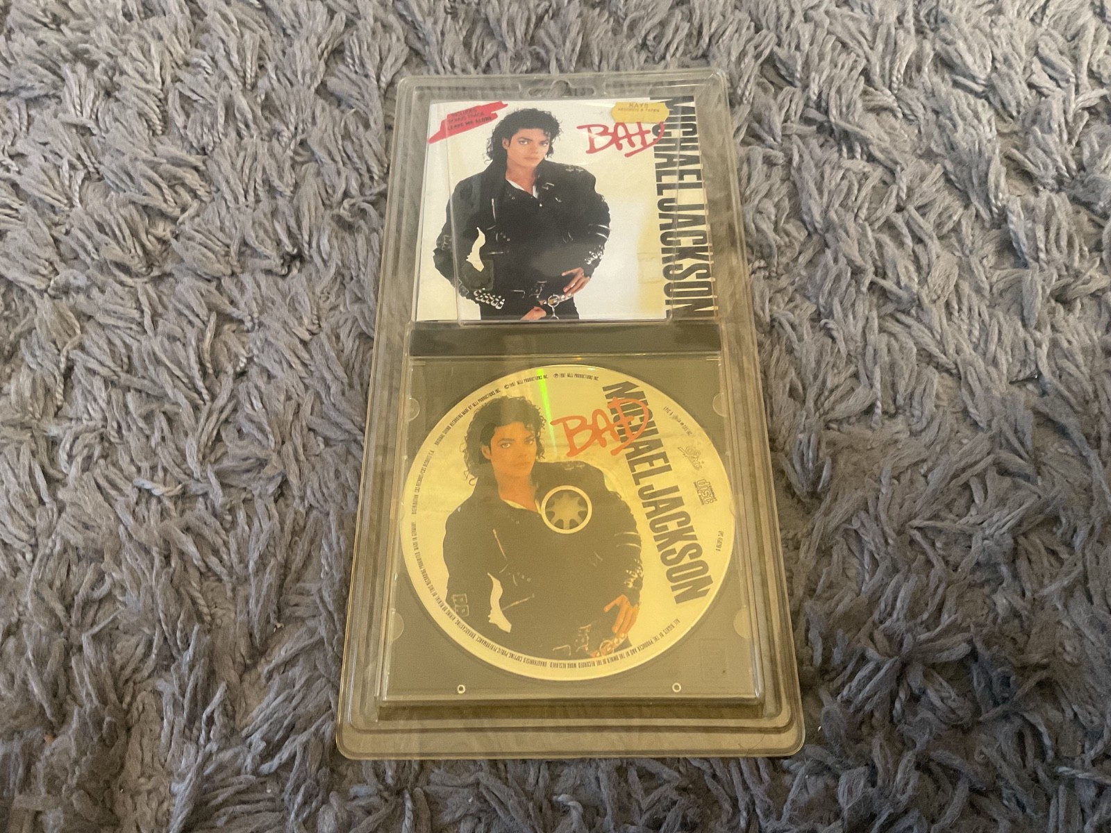 Michael Jackson    Bad    Original Germany 1987 Picture Disc CD Longbox SEALED