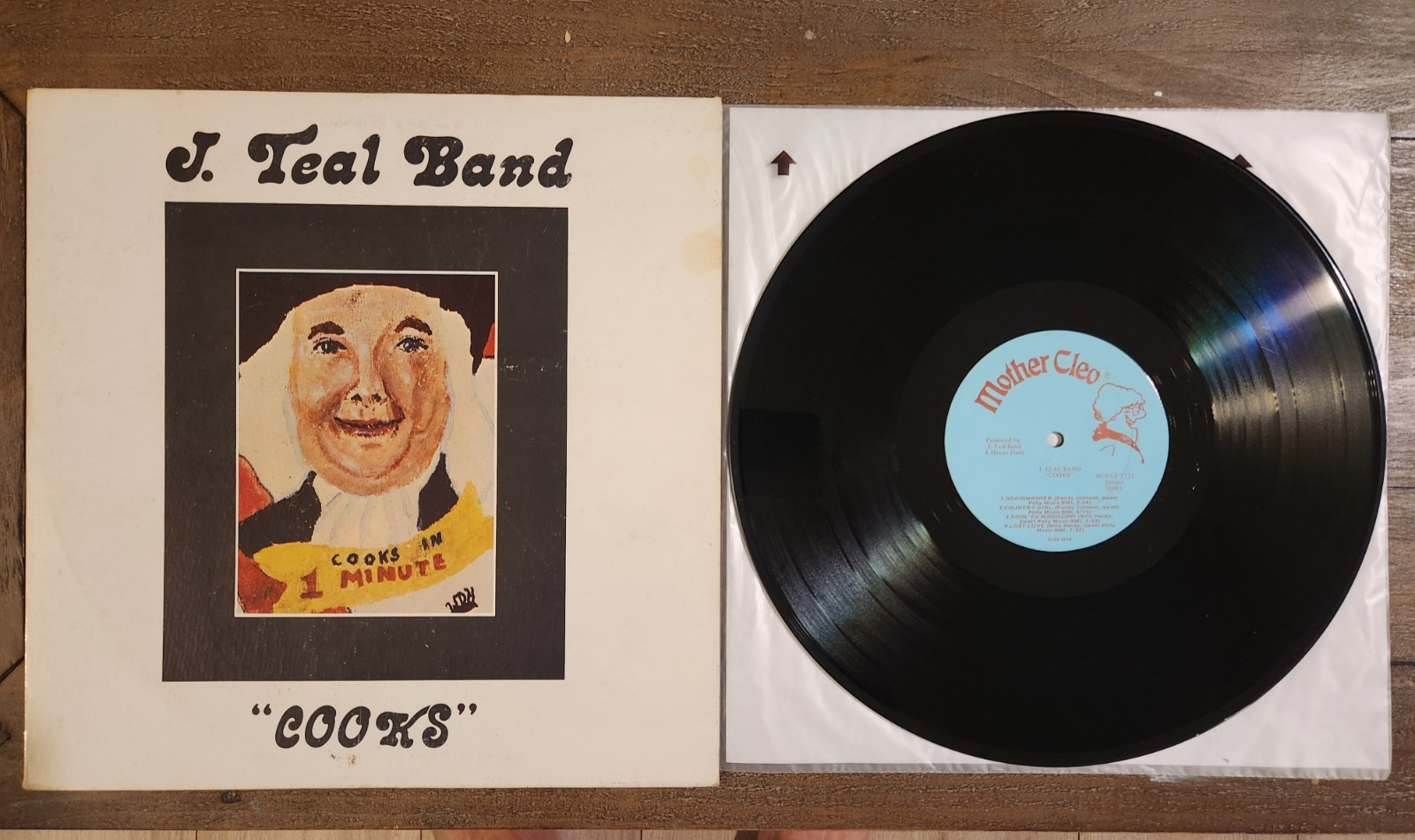 J. Teal Band - Cooks Mother Cleo MCP-LP-7721 Psych Hard Rock Carolina RARE 1977