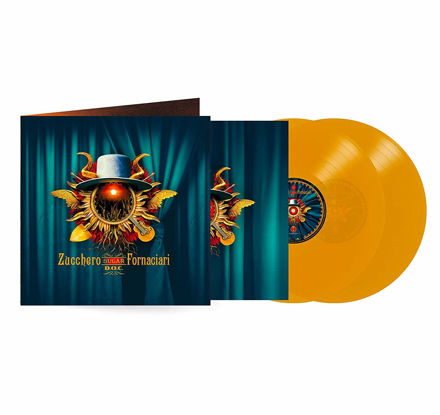 Zucchero D.O.C. Doppio Vinile LP Colorato Arancione Nuovo Sigillato
