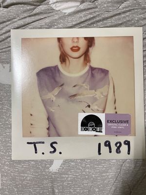 Taylor Swift 1989 RSD CRYSTAL CLEAR PINK VINYL HAND NUMBERED : Sold in ...