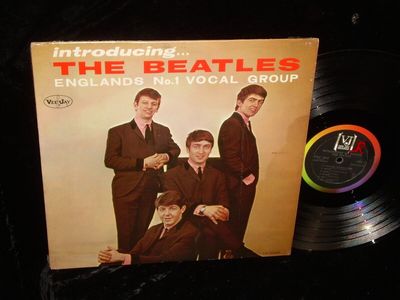 The Beatles LP VJ 1062 Introducing SHRINK WRAP MONO 1964 Brackets