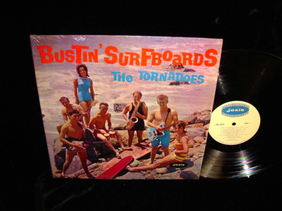 The Tornadoes LP JOSIE 4005 Bustin  Surfboards SHRINK M  Mono 1963