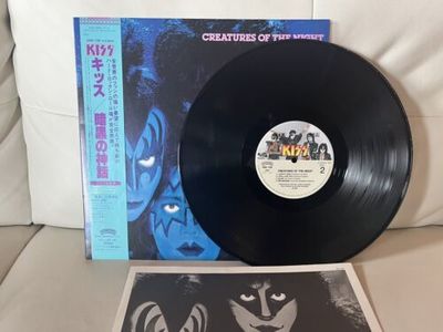 KISS   LP   Promo   CREATURES OF THE NIGHT    JAPAN   N MINT   RARE