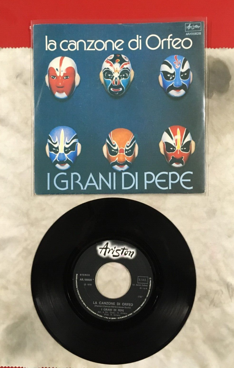 I GRANI DI PEPE : LE CANZONI DI ORFEO 45 giri RPM- 7   VINYL- VINILE- nuovo -new