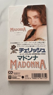 Madonna Cherish 3   Japan / Japanese CD Longbox - 09P3-6175 Unsnapped 