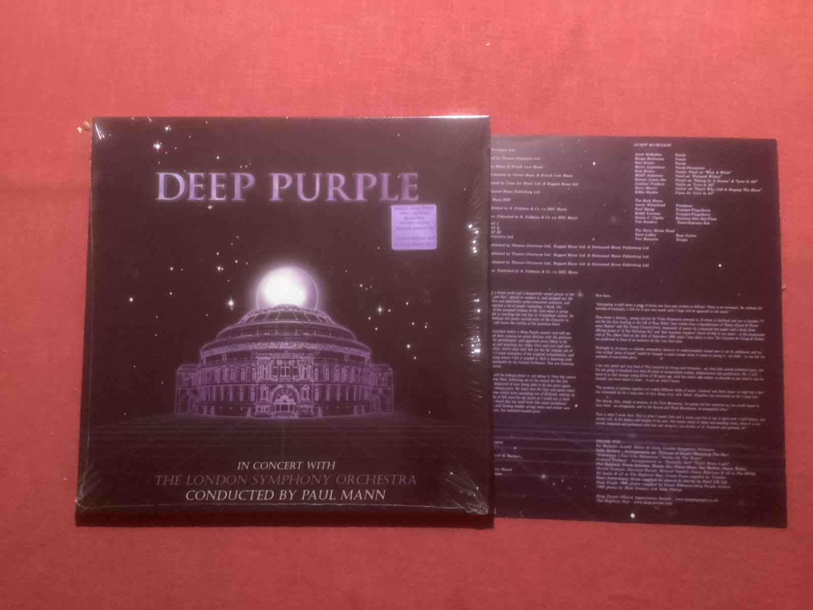 4er Lp Deep Purple: In Concert With The London Symphony Orchestra, 2010